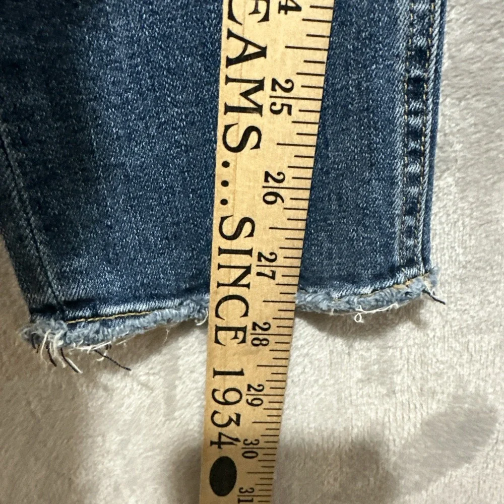 Rag & Bone Distressed Skinny Jeans Women's 30 La Paz Raw Frayed‎ Hem 5 Pockets